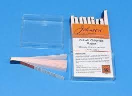 Cobalt chloride paper